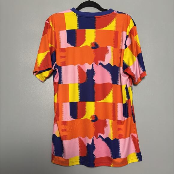 2022 World Cup ADIDAS ROYAL BELGIAN FA Slim Fit Pre-Match Soccer Jersey Men's L - Picture 5 of 8